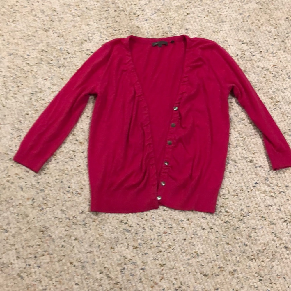 Vince Hot Pink Cashmere Sweater